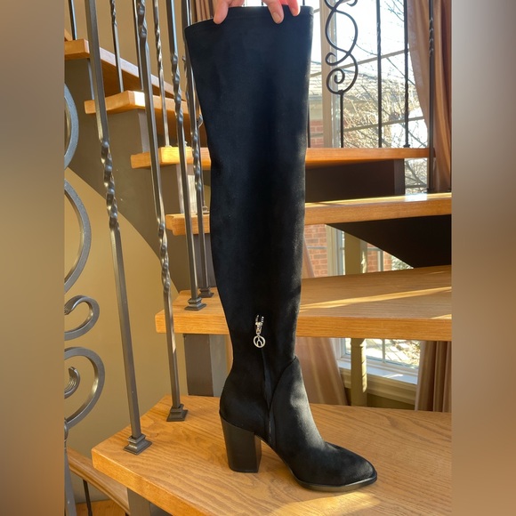 New The Wishbone Collection over the knee suede boots - Picture 3 of 7